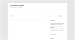 Desktop Screenshot of lowercholesterolnow.org